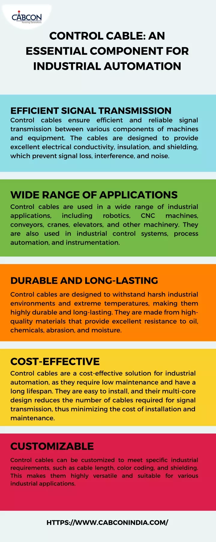 control cable an essential component