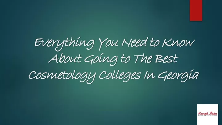 everything you need to know about going to the best cosmetology colleges in georgia