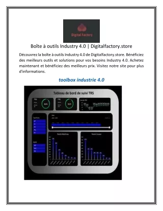 Boîte à outils Industry 4.0  Digitalfactory.store