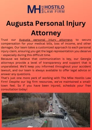 Augusta Personal Injury Attorney