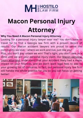 Macon Personal Injury Attorney