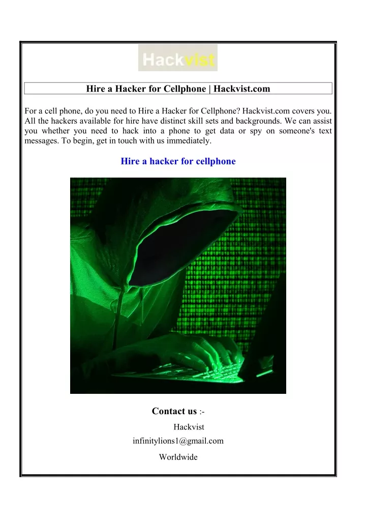 hire a hacker for cellphone hackvist com