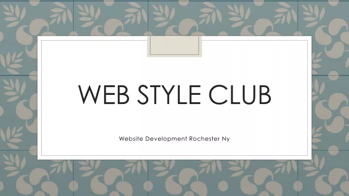 web style club