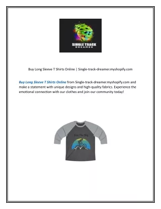 Buy Long Sleeve T Shirts Online Single-track-dreamer.myshopify