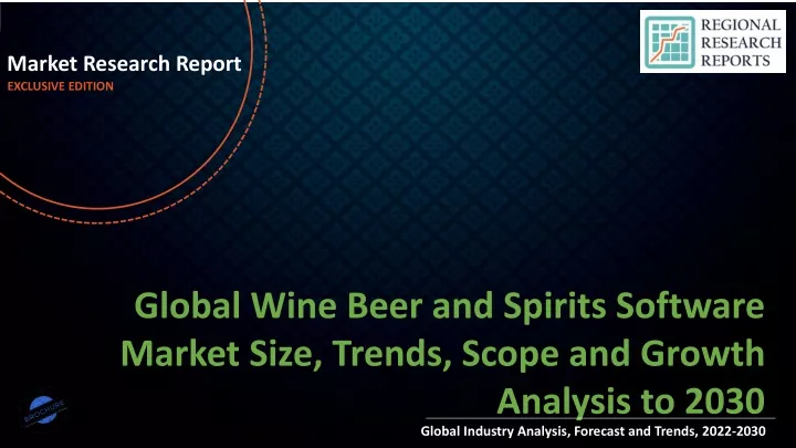 market research report exclusive edition