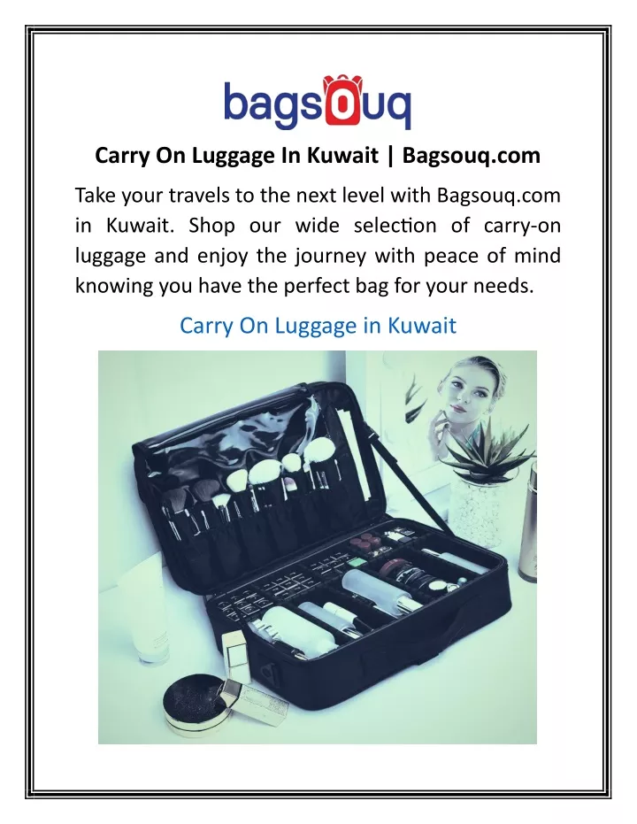 carry on luggage in kuwait bagsouq com