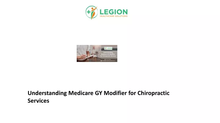 understanding medicare gy modifier