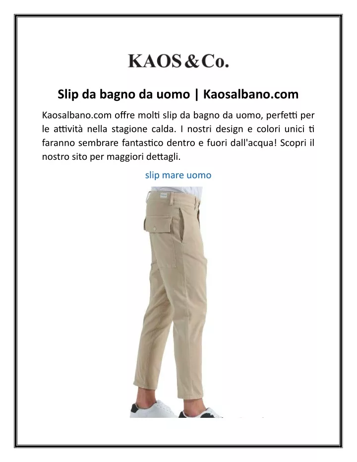 slip da bagno da uomo kaosalbano com