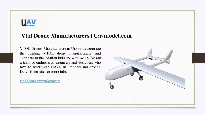 vtol drone manufacturers uavmodel com