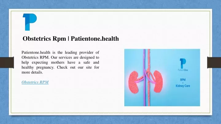 obstetrics rpm patientone health