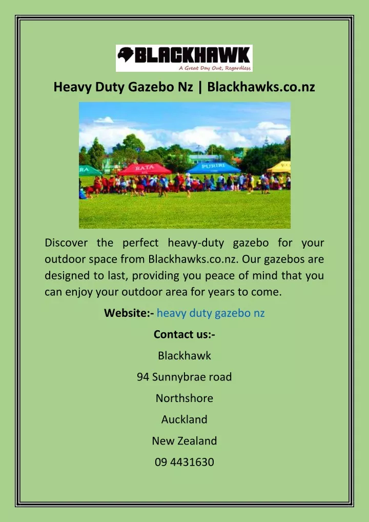 heavy duty gazebo nz blackhawks co nz