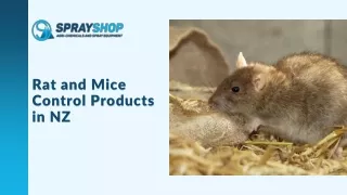 Rat and Mice Control Products in NZ