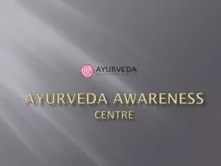 Ayurveda Awareness Centre