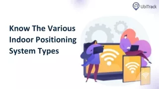 Know The Various Indoor Positioning System Types