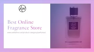 Best Online Fragrance Store