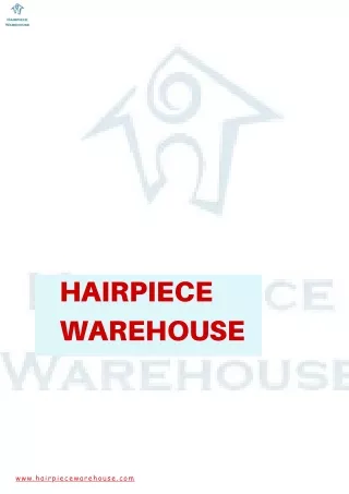 Best Hair Pieces for Men by HAIRPIECE WAREHOUSE