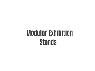 modular exhibition stands