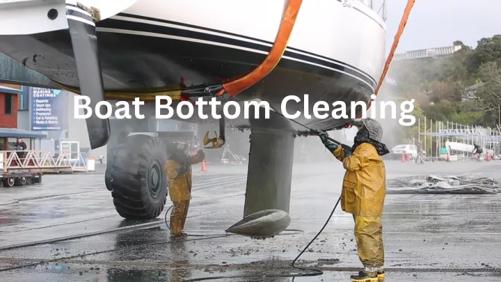 boat bottom cleaning