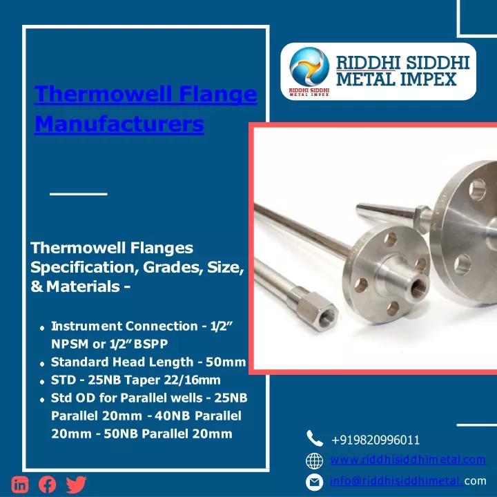 thermowell flange