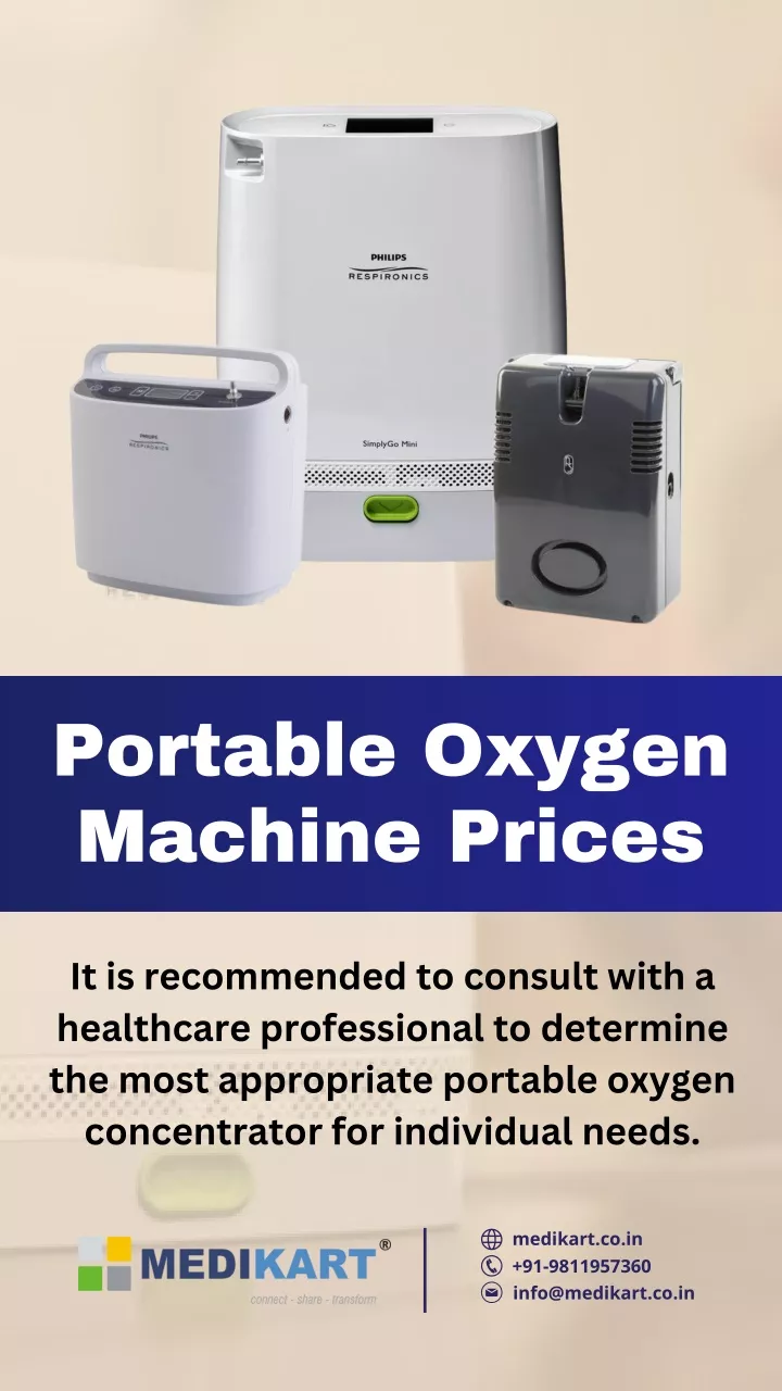 portable oxygen machine prices