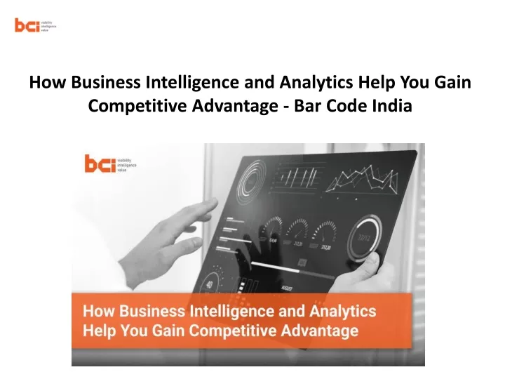 how business intelligence and analytics help