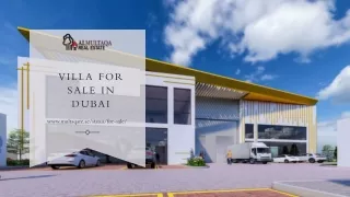 villa for sale in dubai