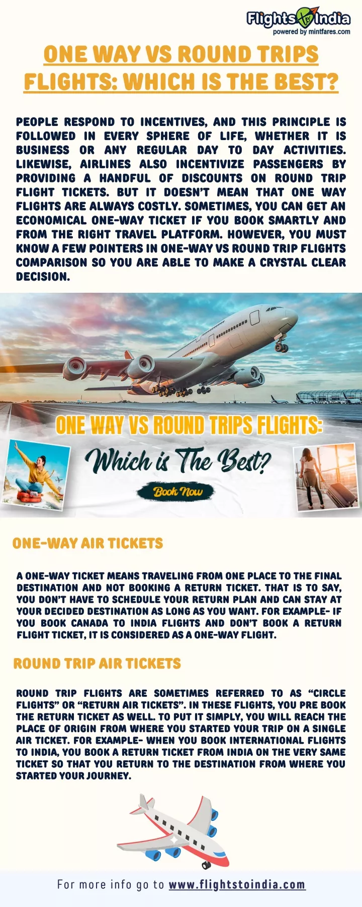 one way vs round trips flights which is the best