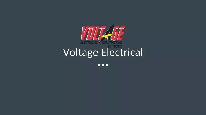 voltage electrical
