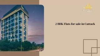2 BHK Flats for sale in Cuttack
