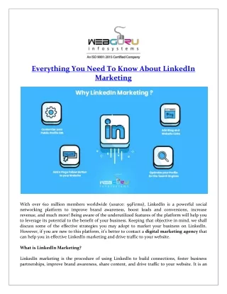 everything you need to know about linkedin