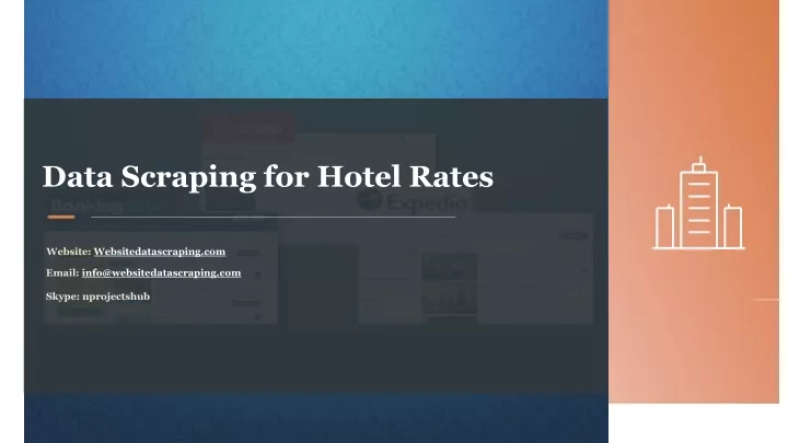 data scraping for hotel rates