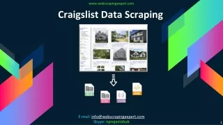 Craigslist Data Scraping
