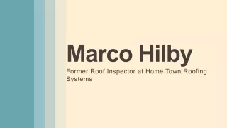 Marco Hilby - A Notable Professional - Spokane, WA