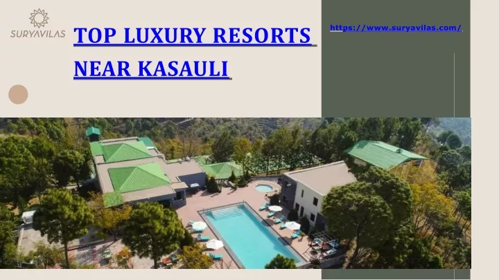 top luxury resorts