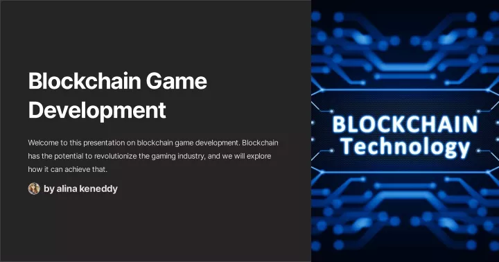 blockchain game development