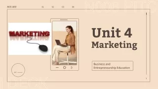 u nit 4 marketing