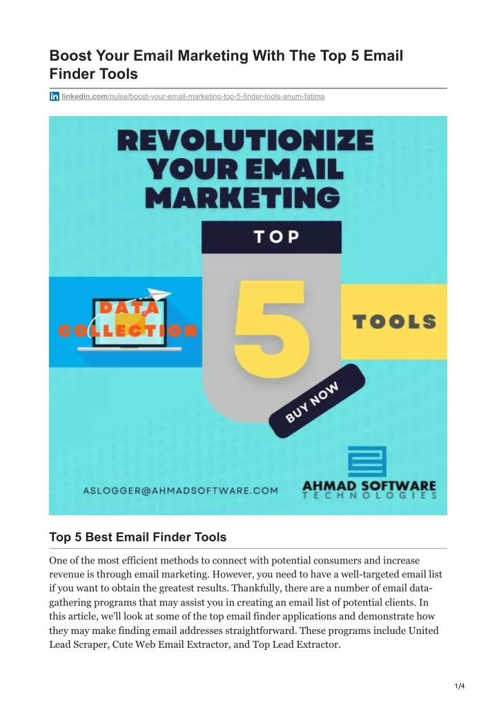 boost your email marketing with the top 5 email