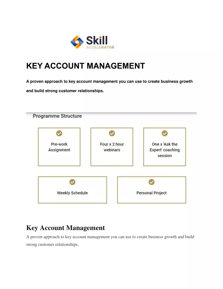 key account management