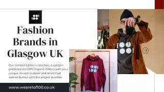 Slow Fashion Brands in Glasgow UK – We Are 1 of 100