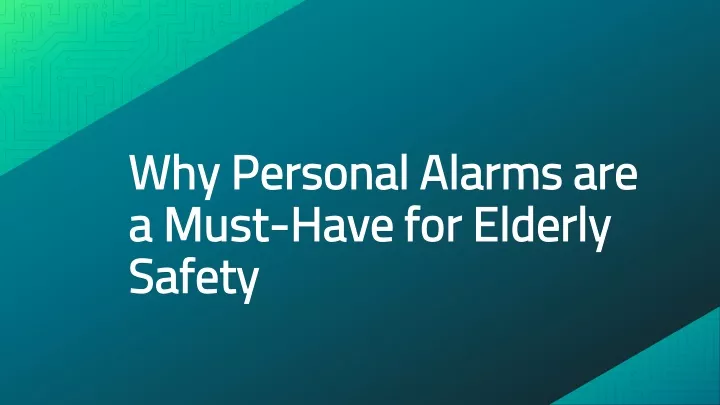 why personal alarms are a must safety