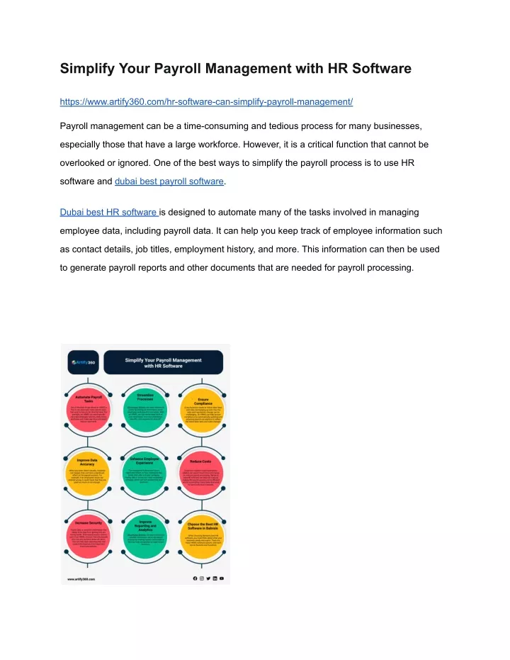 simplify your payroll management with hr software