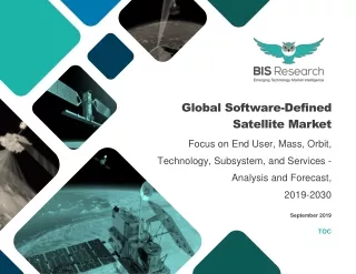 global software defined satellite market