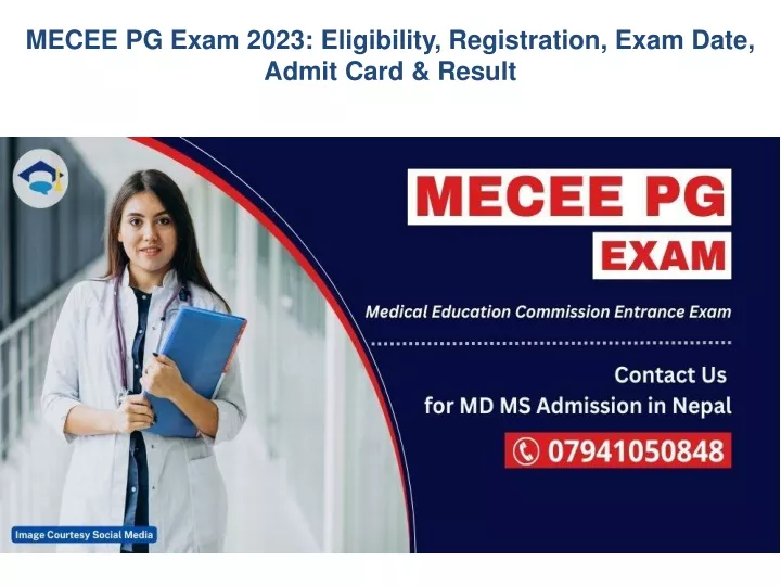 mecee pg exam 2023 eligibility registration exam