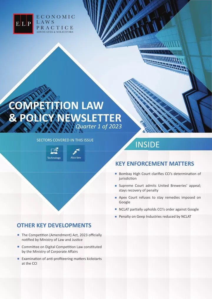 competition law policy newsletter