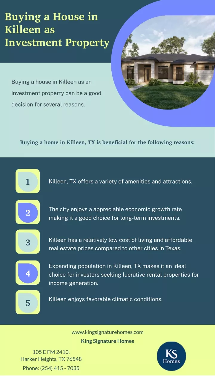 buying a house in killeen as investment property