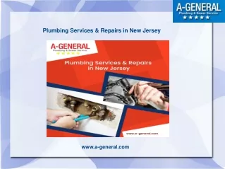 A-General Plumbing Services & Repairs in New Jersey