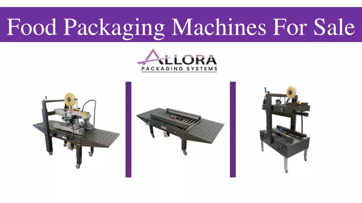 food packaging machines for sale