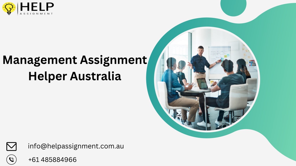 Manager Helper PPT - Management Assignment Helper Australia PowerPoint Presentation ...