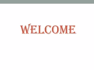 welcome