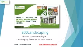 800landscaping how to choose the right